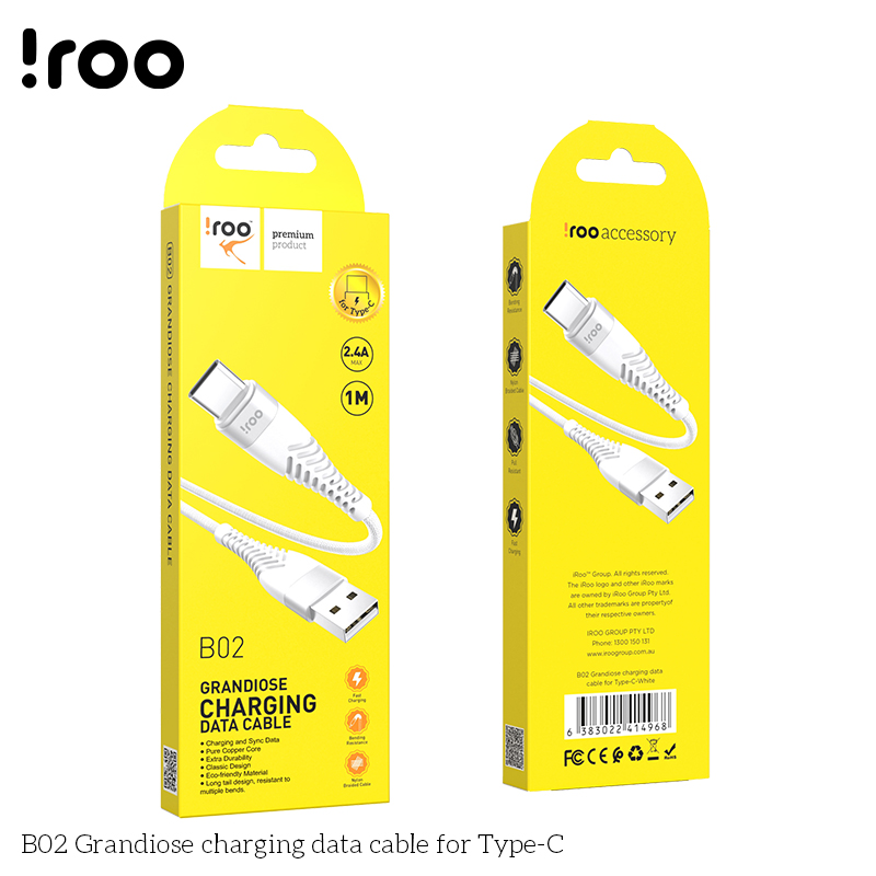 iRoo B02 Grandiose USB Cable | Type-C - 1M