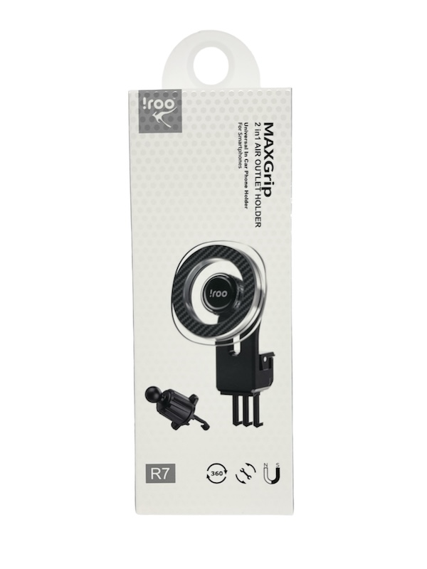 iRoo R7 MSafe Grip | Universal Airvent In-Car Holder /w bonus Tesla Adapter