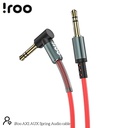 iRoo AX1 | Spring Aux Audio Cable - Red