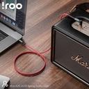 iRoo AX1 | Spring Aux Audio Cable - Red