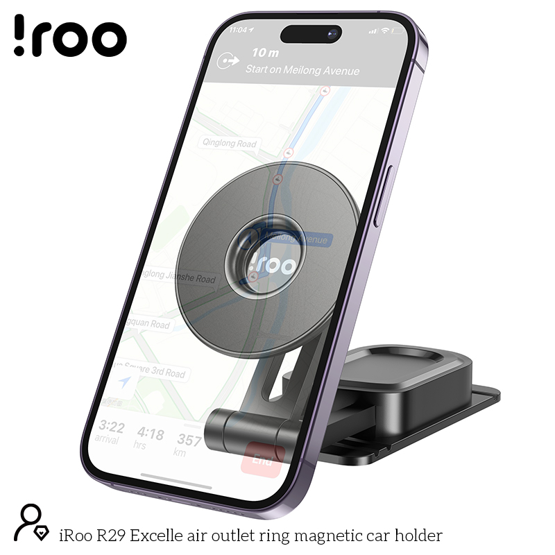 iRoo R29 Magnetic Center Console Car Mount - Magsafe Compatiple