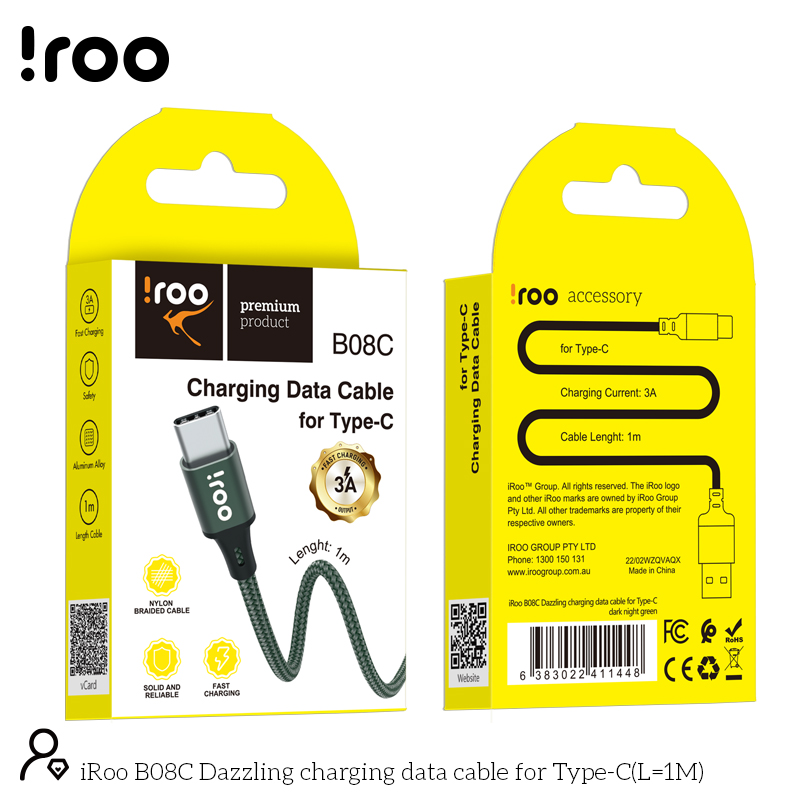 iRoo B08C USB Cable | Type-C - 1M [small packaging]